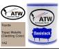 Preview: Toyota, Topaz Metallic (Cladding Color), 1A2: 1L Lackdose, von ATW Autoteile West.